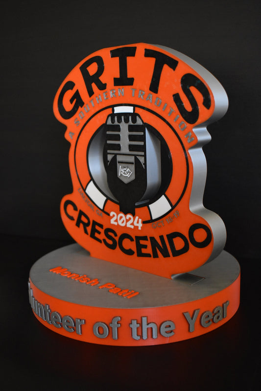 G.R.I.T.S. - Volunteer of the Year Trophy