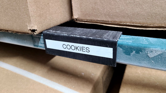 Metro Box Shelf Labels - For Kitchen, Restaurants, and Freezers