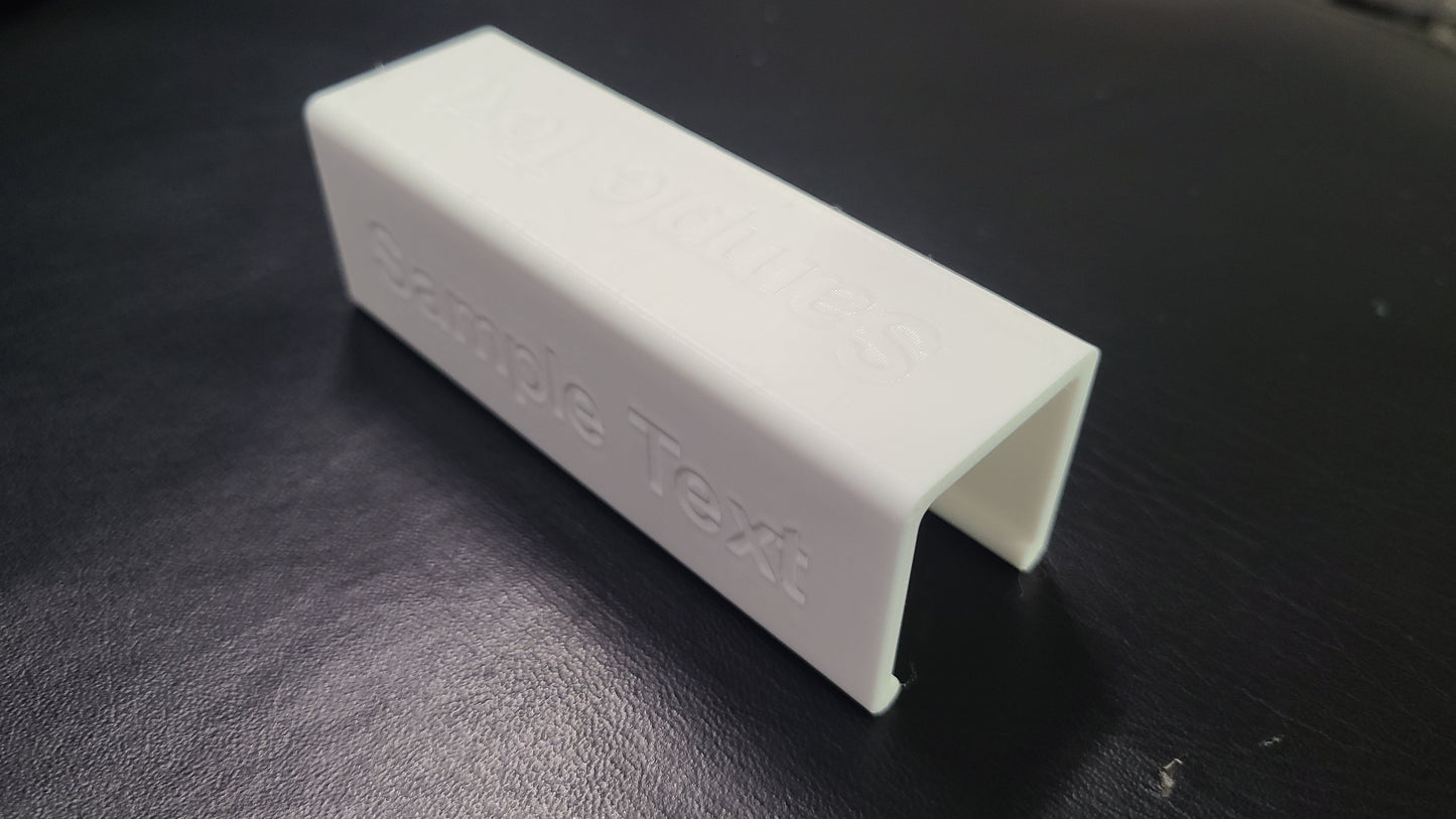 Metro Box Shelving Labels - (Customized)
