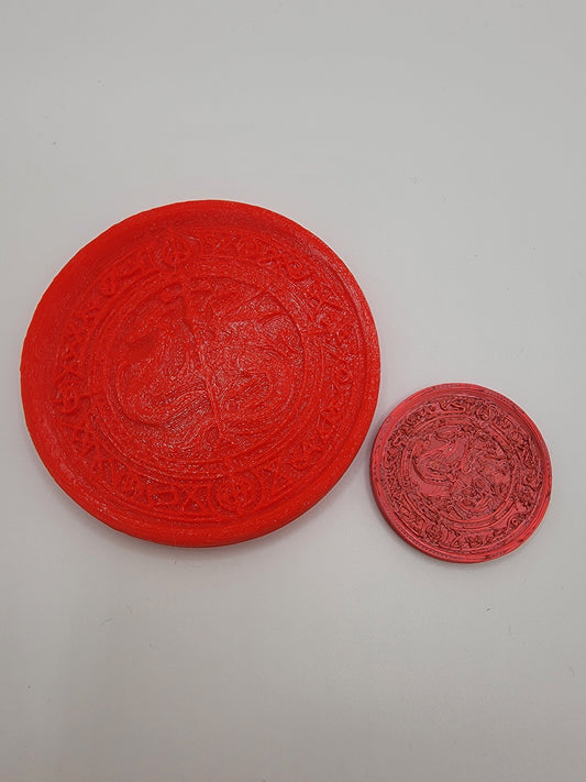 Custom 3D Printed Coins for Robotics Team 3344