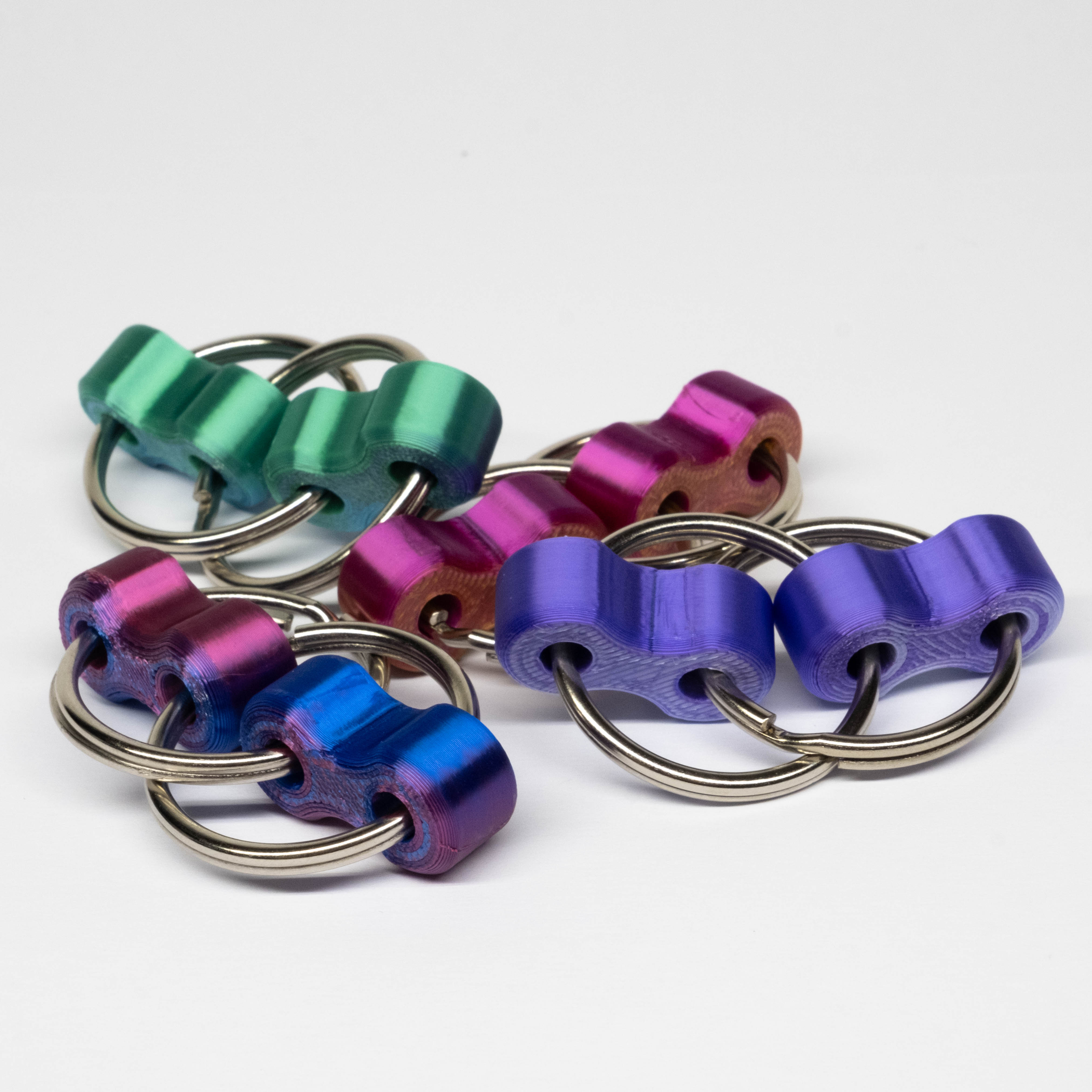 The Linkage - Silent Rotating Fidget Toy - Like a Bike Chain Fidget To ...