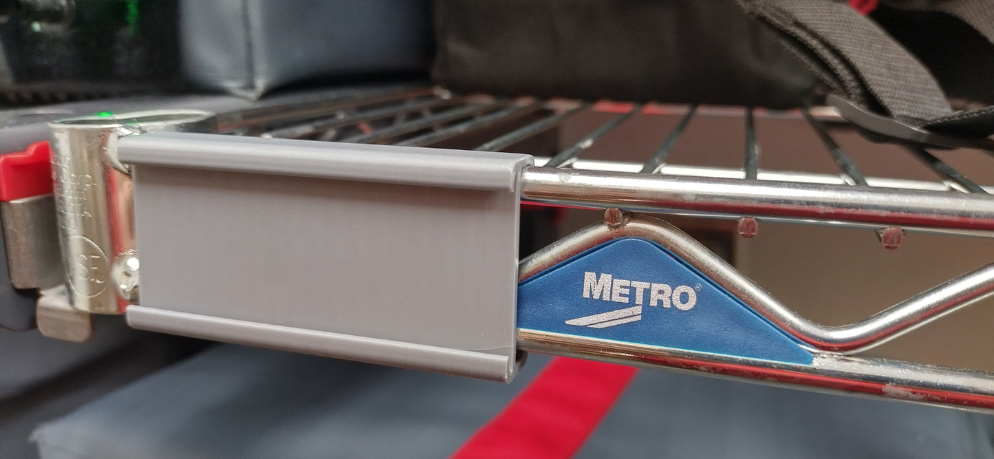 Metro Labels / Clips : Available in Many Colors! 1-1/4in Shelves 3 Inch